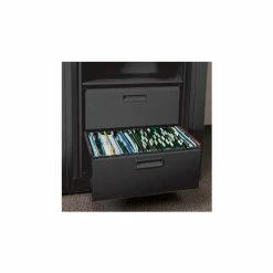 Budget 😉 Datum Rotary File Cabinet Components, Letter File/Storage Drawer, Black 👏