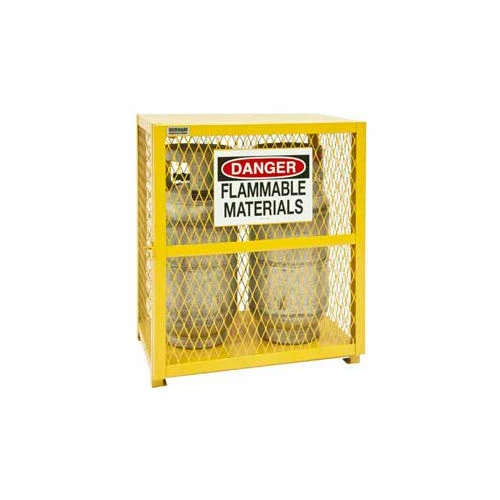 New ๐ Durham Mfg. Vertical Gas Cylinder Storage Cabinet EGCVC2-50 -Holds 2 20 Lb or 33. 5Lb LPG Cylinders Manual Close ๐คฉ