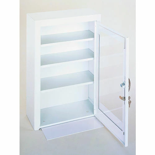 Outlet ๐ Durham Mfg. Durham Mfg® Medicine Cabinet with Plexiglass Door, 18"W x 8"D x 27"H, White ๐