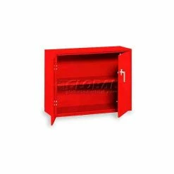 Hot Sale ✔️ Equipto Handy Cabinet, 36"W x 13"D x 27"H, Textured Cherry Red 🤩