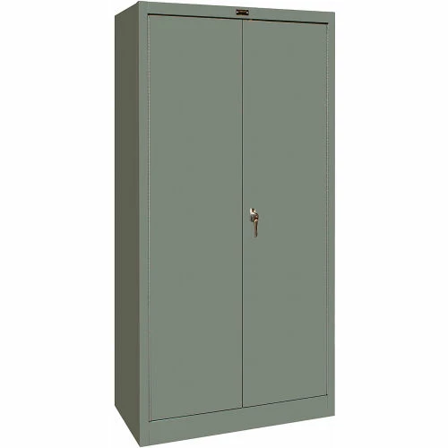 Coupon ๐ Hallowell 400 Series Storage Cabinet, 36"Wx18"Dx72"H, Gray, Unassembled ๐
