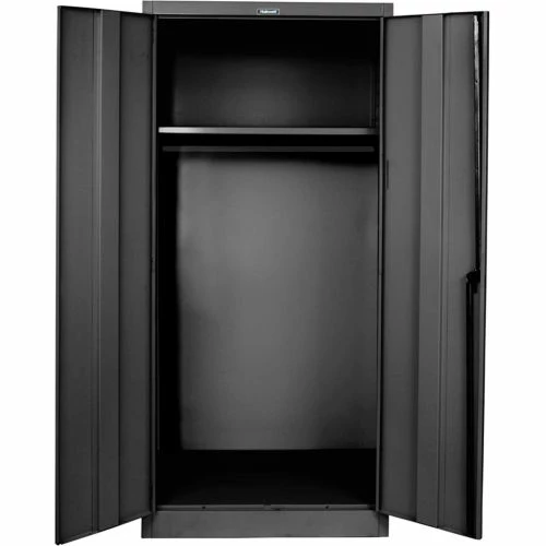 Best Pirce โ Hallowell 435W18ME 400 Series Solid Door Wardrobe Cabinet, 36x18x72, Ebony, Unassembled ๐