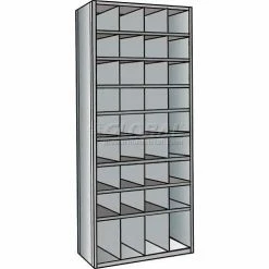 Best reviews of 🎁 Hallowell A5527-12HG Hi-Tech Parts Bin Unit 36"W x 12"D x 87"H Gray Add-on 36 Bins 🛒