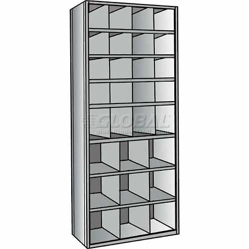 Hot Sale 😉 Hallowell A5531-18HG Hi-Tech Parts Bin Unit 36"W x 18"D x 87"H Gray Add-on 29 Bins 🔔