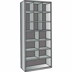 Top 10 🤩 Hallowell A5533-12HG Hi-Tech Parts Bin Unit 36"W x 12"D x 87"H Gray Add-on 10 Bins 🤩