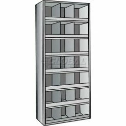 Outlet 💯 Hallowell A5536-18HG Hi-Tech 21 Bins Parts Bin Unit 36"W x 18"D x 87"H Gray Add-on 💯