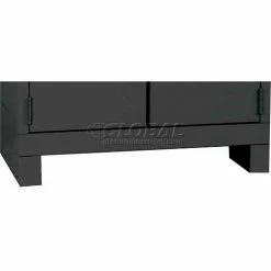 Deals ⌛ Hallowell HWC4LK-4GCL 4"W x 24"D x 4"H Optional Leg Kit for DuraTough Cabinets ✔️