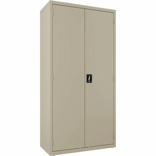 Discount ๐ Hirsh Industries® Janitorial Cabinet, 18"D x 36"W x 72"H - Putty โ