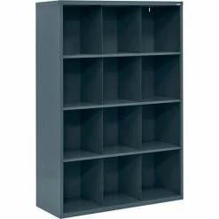 Best Pirce 😉 Sandusky Cubbie Storage Organizer - 12 Sections - Charcoal 😉