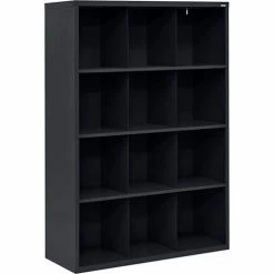 Cheapest ๐ Sandusky Cubbie Storage Organizer - 12 Sections - Black ๐ฏ