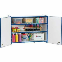 Coupon 🎉 Jonti-Craft® RAINBOW ACCENTS®Lockable Wall Cabinet - Tealjnc ⭐