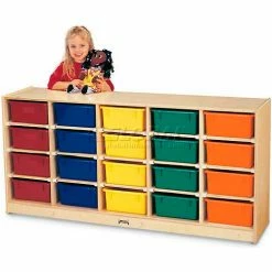 Deals 😍 Jonti-Craft® 20 Tub Mobile Cubbie Without Tubs, 60"W x 15"D x 29-1/2"H, Birch Plywood ✨