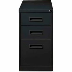 Hot Sale ๐ฏ Lorell® Box/Box/File Mobile Pedestal File, 15"W x 23"D x 28"H, Black โค๏ธ