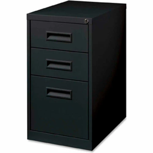 Outlet โ๏ธ Lorell® Box/Box/File Mobile Pedestal File, 15"W x 19"D x 28"H, Black ๐ฅฐ - Image 2