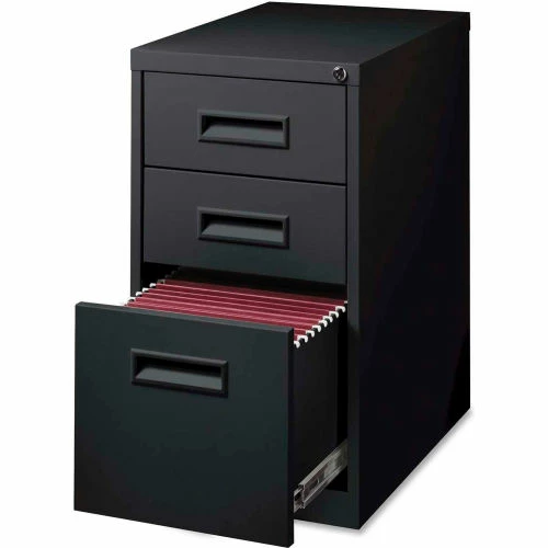 Outlet โ๏ธ Lorell® Box/Box/File Mobile Pedestal File, 15"W x 19"D x 28"H, Black ๐ฅฐ - Image 3