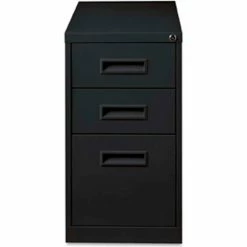 Outlet ✔️ Lorell® Box/Box/File Mobile Pedestal File, 15"W x 19"D x 28"H, Black 🥰