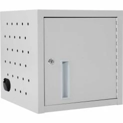 Discount 🎁 Luxor Wall/Desk Tablet Charging Station for 8 Devices, 14"W x 14"D x 14"H, Light Gray 🔔