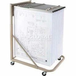 Top 10 🧨 Brookside Design Rolling Blueprint Stand Bundle W/Dozen Pivot Hangers & Dozen 18 😍