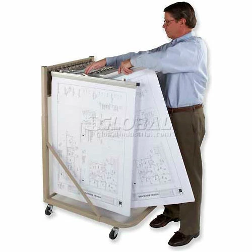 Top 10 ๐งจ Brookside Design Rolling Blueprint Stand Bundle W/Dozen Pivot Hangers & Dozen 18 ๐ - Image 6