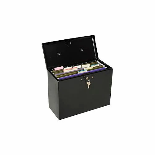 Hot Sale ๐ฅฐ Master Lock® No. 7148D Steel Security File Box 13-1/2"L x 6"W x 10-1/2"H, Black โญ - Image 9