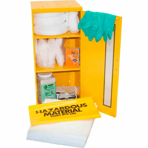 Outlet ๐คฉ Enpac Wall Mount Spill Containment Cabinet, Large, 12"W x 14"D x 28"H, Oil Only ๐