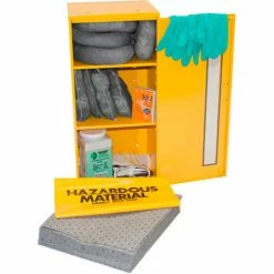 Deals ⭐ Enpac Wall Mount Spill Containment Cabinet, Large, 12"W x 14"D x 28"H, Universal 🛒