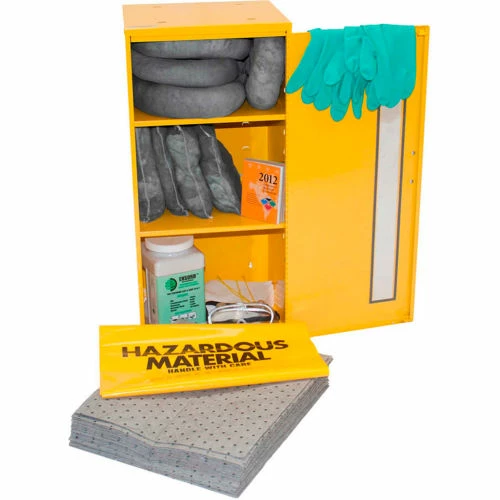 Deals โญ Enpac Wall Mount Spill Containment Cabinet, Large, 12"W x 14"D x 28"H, Universal ๐