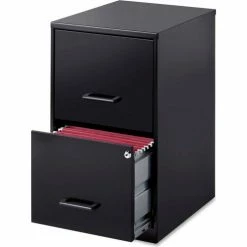 Cheap 🛒 Lorell® 18" Deep 2-Drawer File Cabinet, Black 🎁