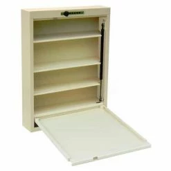 Best reviews of 😉 Omnimed® Medcessity Desk, 4 Shelves, 18"W x 4"D x 24-1/2"H, Beige 🛒