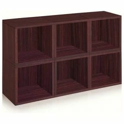 Cheapest ⌛ Way Basics Stackable Modular Storage 6 Cubes, Espresso 😀