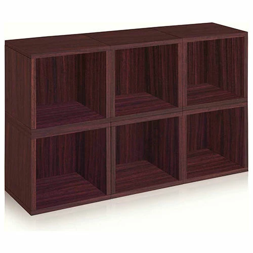 Cheapest โ Way Basics Stackable Modular Storage 6 Cubes, Espresso ๐