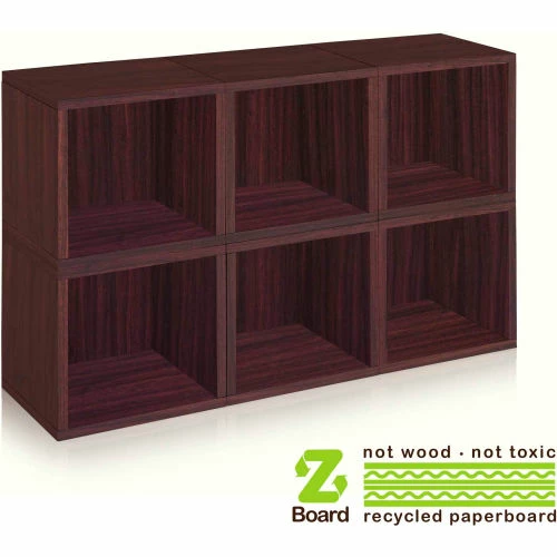 Cheapest โ Way Basics Stackable Modular Storage 6 Cubes, Espresso ๐ - Image 3