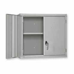 Best Sale 👏 Pucel Wall Cabinet WC-4827 - 48"W x 14"D x 27"H, Gray 😍