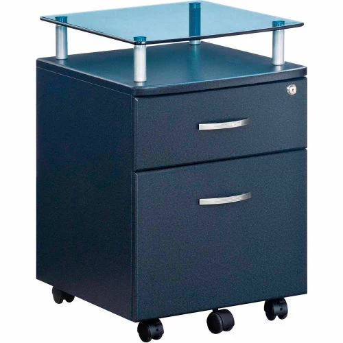 Wholesale ๐ Techni Mobili Rolling Glass Top File Cabinet, 14"W x 18"D x 24"H, Graphite ๐ - Image 3