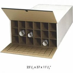 Promo 🔔 Safco 37"D Roll File Storage Tube - 18 Tube (Qty. 2) 🔔