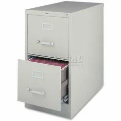 Best Pirce ✔️ Lorell® 2-Drawer Commercial-Grade Vertical File Cabinet, 15"W x 22"D x 28"H, Gray 😉