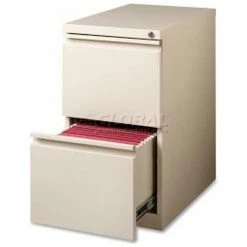 Brand new ⌛ Lorell 2-Drawer Mobile File Pedestal, LLR49529,15"W x 22.9"D x 27-3/4"H, Putty 🎁