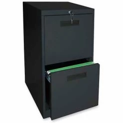 Wholesale 🔥 Lorell® File/File Mobile Pedestal File, 15"W x 19"D x 28"H, Black 🌟