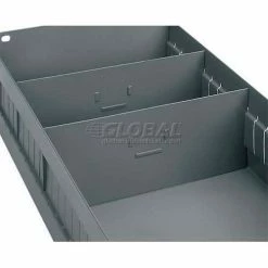 Outlet 🌟 Tri-Boro Shelf Box Dividers 5", Dark Gray 👏