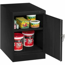Top 10 😉 Tennsco Desk Height Cabinet 1824DP 03 - Welded 19"W x 24"D x 30"H Black 🔔