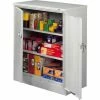 Best Sale 🧨 Tennsco Deluxe KD Counter Height Cabinet 36"W x 18"D x 42"H Light Grey 😀