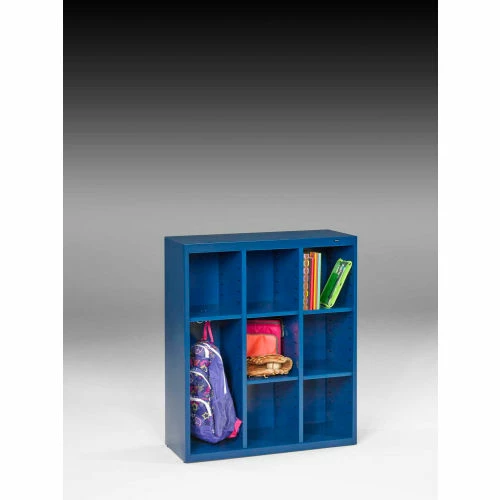 Discount 😍 Tennsco Cubby Cabinet CC-40-RBL - Welded 34-1/2"W x 13-1/2"D x 40"H Regal Blue 👍