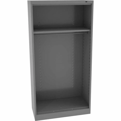 Buy 🎁 Tennsco Standard Welded Open Wardrobe Cabinet 36"W x 18"D x 72"H Medium Grey 🥰