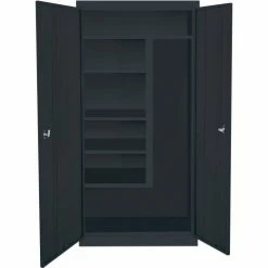 Best reviews of 🎁 Steel Cabinets USA J-318-B Janitorial Cabinet Assembled 30x18x72 Black 🧨
