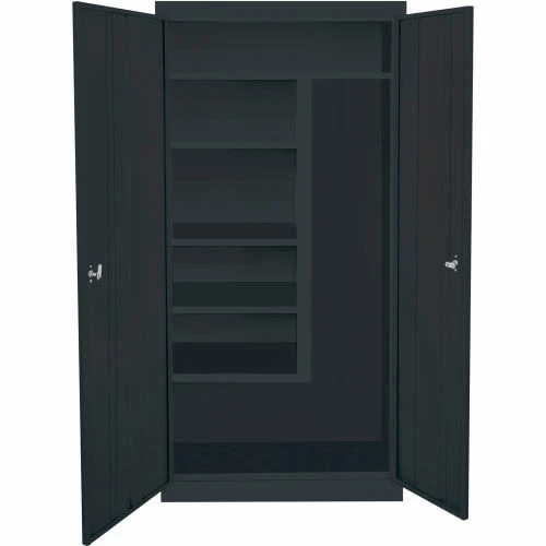 Best reviews of ๐ Steel Cabinets USA J-318-B Janitorial Cabinet Assembled 30x18x72 Black ๐งจ