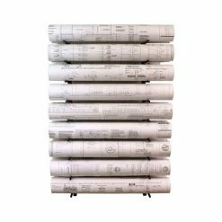 Cheapest ๐ฏ Brookside Design Vis-i-Rack™ VRW85-High Cap. Blueprint Storage Roll File Wall Rack - 8 Openings โ๏ธ