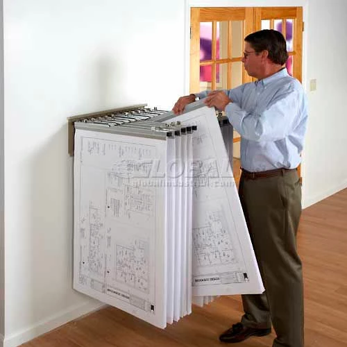 Budget โ Brookside Design Blueprint Pivot Wall Rack Bundle W/Dozen Blueprint Pivot Hanger ๐ - Image 5