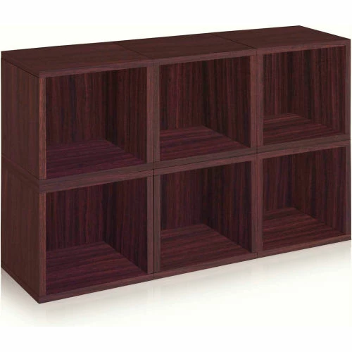 Cheapest โ Way Basics Stackable Modular Storage 6 Cubes, Espresso ๐ - Image 7