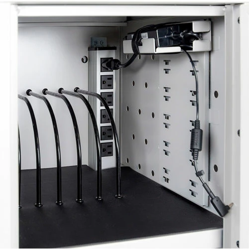 Best reviews of ๐ Luxor Vertical Wall/Desk Tablet Charging Cabinet For 12 Devices, 13"W x 15-3/4"D x 24-3/8"H, Gray ๐ - Image 7